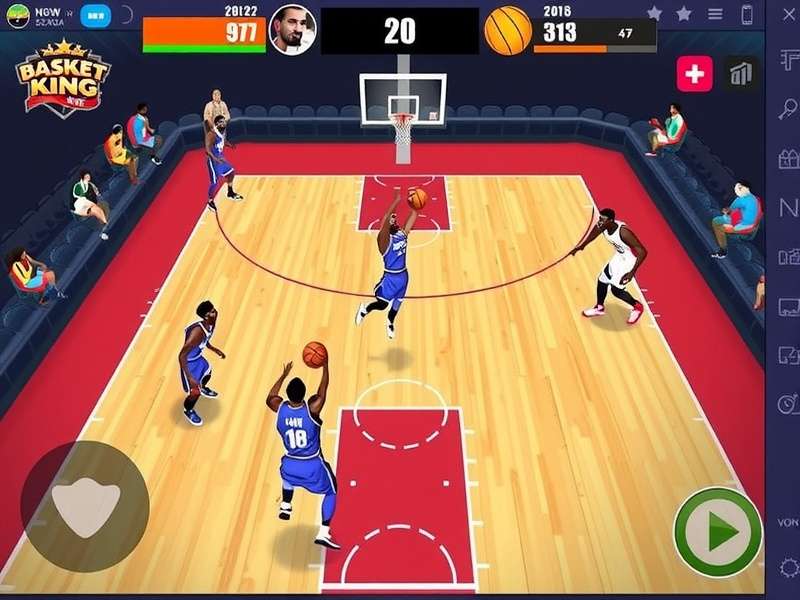 Basket King India community event showing players competing