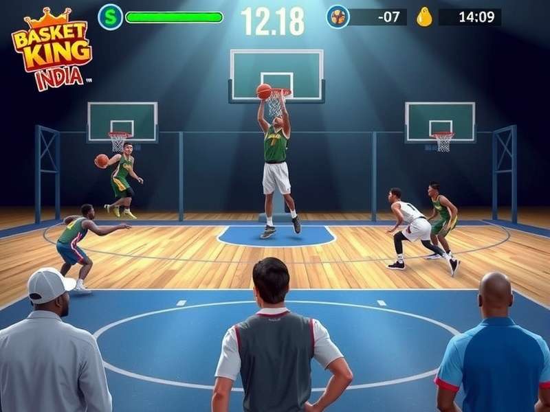 Basket King India feature showcase with multiple gameplay elements